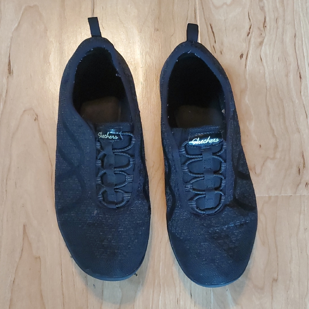 Skechers Navy Slip-On Shoes